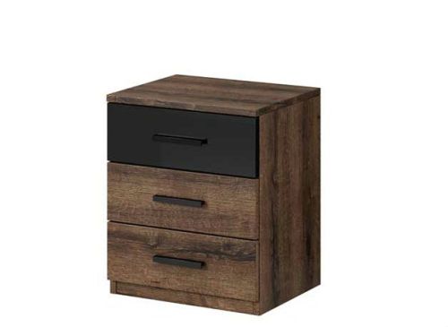 Pluto Bedside Table Oak Monastery