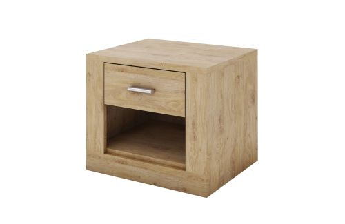 Petra Bedside Cabinet Oak Sheltand Matt