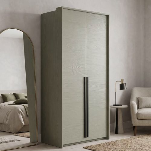 Eden 2 Door Wardrobe in Eucalyptus / Sage Green 105cm