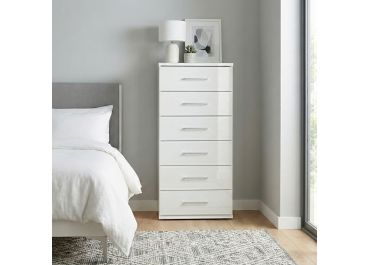 Alpine Narrow 6 Drawer Chest