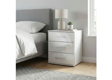Alpine Bedside Table 3 Drawers