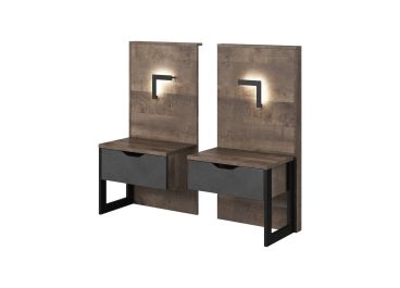 Farmhouse Bedside Tables Oak Grande
