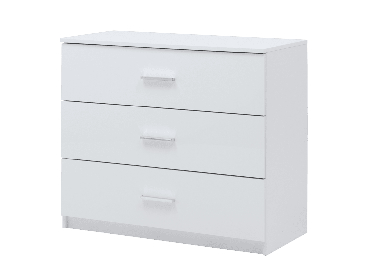 Madrid 27 Chest of Drawers White Gloss