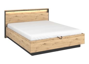 Sweden Ottoman Bed with LED Lighting | King | Super King Size