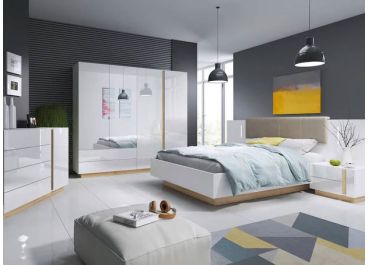 Basel Bedroom Furniture Set White