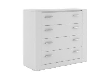 Lenart Chest of Drawers White Matt