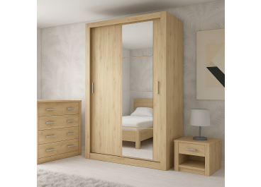 Vision Oak Bedroom Furniture Set