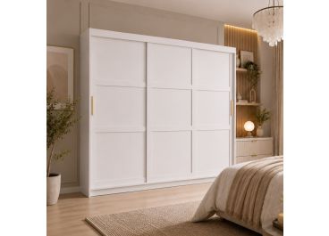 Hampton Shaker Sliding Wardrobe 3 Door 250cm