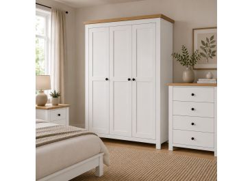 Oxford Shaker White Bedroom Furniture Set