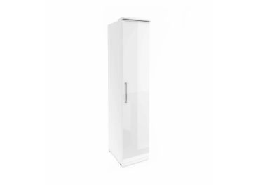 Divine Hinged Door Wardrobe White