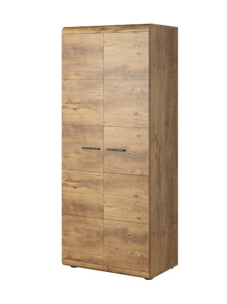 Elon Hinged Door Wardrobe Chestnut Oak 80cm