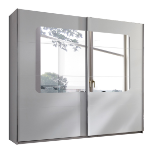 Comet 2 Door Mirrored Sliding Wardrobe 270cm