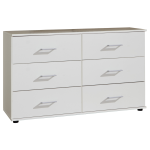 Reflex 6 Drawer Chest White