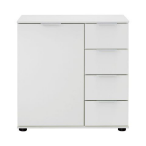 Expanse Combi White Chest Of Drawer 1 Door 4 Drawer