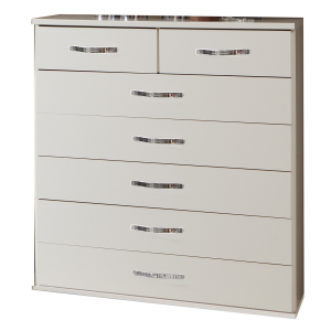 Brace White 7 Drawer Chest