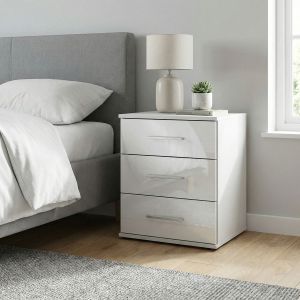 Alpine Bedside Table 3 Drawers