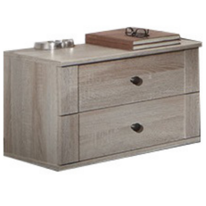 2 Drawer Classic bedside oak
