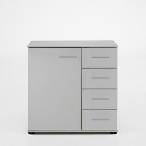 Reflex Combi Chest White 1 Door 4 Drawer