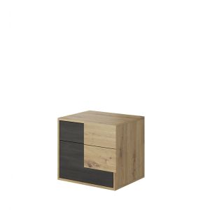 Bafra Bedside Table Oak Artisan