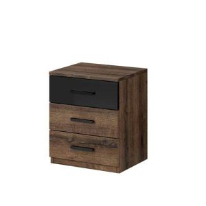 Pluto Bedside Table Oak Monastery