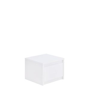 Roma Bedside Cabinets White Gloss