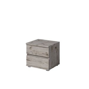 Tokyo Set of 2 Bedside Cabinets Oak Wellington
