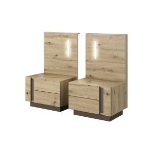 Basel Bedside Cabinets White