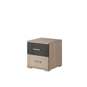 Twin Bedside Cabinet Oak Sonoma