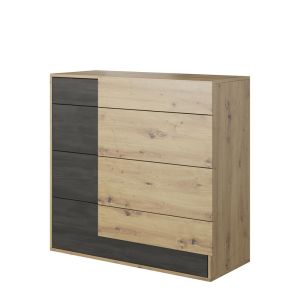 Bafra Chest of Drawers Oak Artisan
