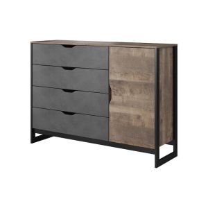 Farmhouse Chest Of Drawers 138cm Oak Grande