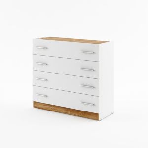 Naples DT 04 Chest of Drawers White Matt