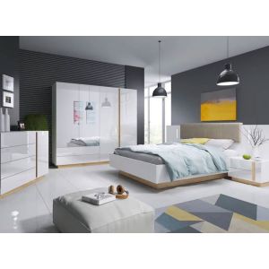 Basel Bedroom Furniture Set White