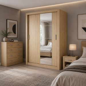Vision Oak Bedroom Furniture Set