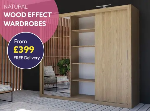 Shop oak wood effect Wardrobes